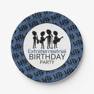 Extraterrestrial Band, Birthday Paper Plate