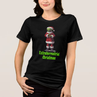 Extraterrestrial Christmas Tri-Blend Shirt