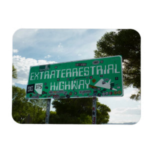 Extraterrestrial Highway Sign, Rachel, Nevada Magnet