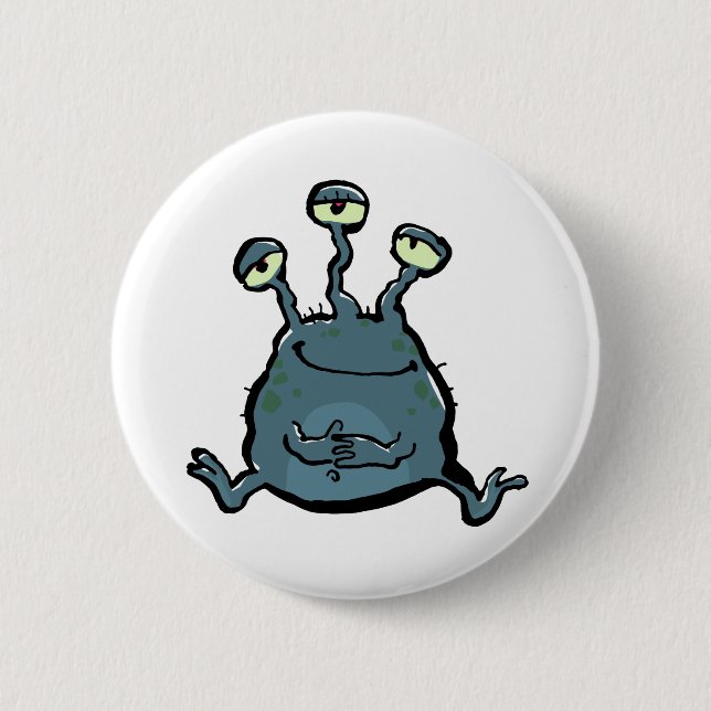extraterrestrian 2 inch round button (Front)