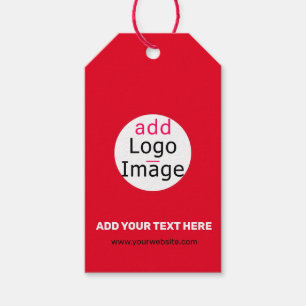 Extravagant Business Custom Brand Red  Gift Tags