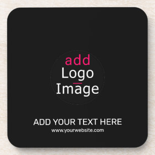 Extravagant Professional Business Custom Black Coaster