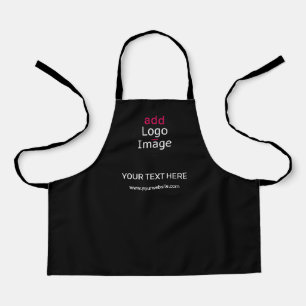 Extravagant Professional Minimal Custom Black Apron