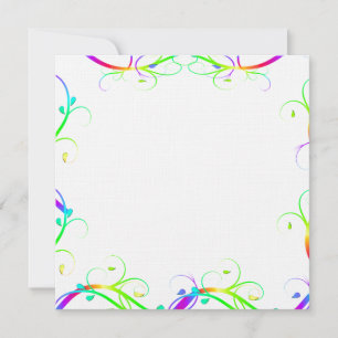 Extravagant Rainbow Flourishes