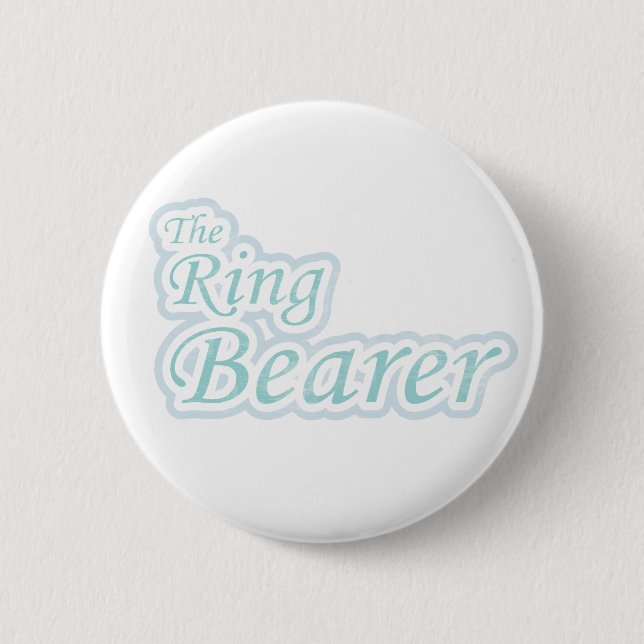 Extravaganza Ring Bearer 2 Inch Round Button (Front)