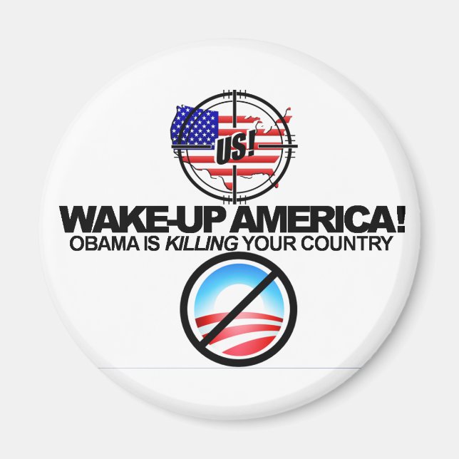 Extreme Anti Obama Jokes Magnet 01 (Front)