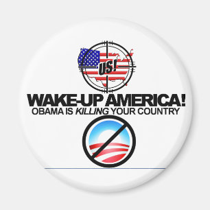 Extreme Anti Obama plaisante Magnet 01