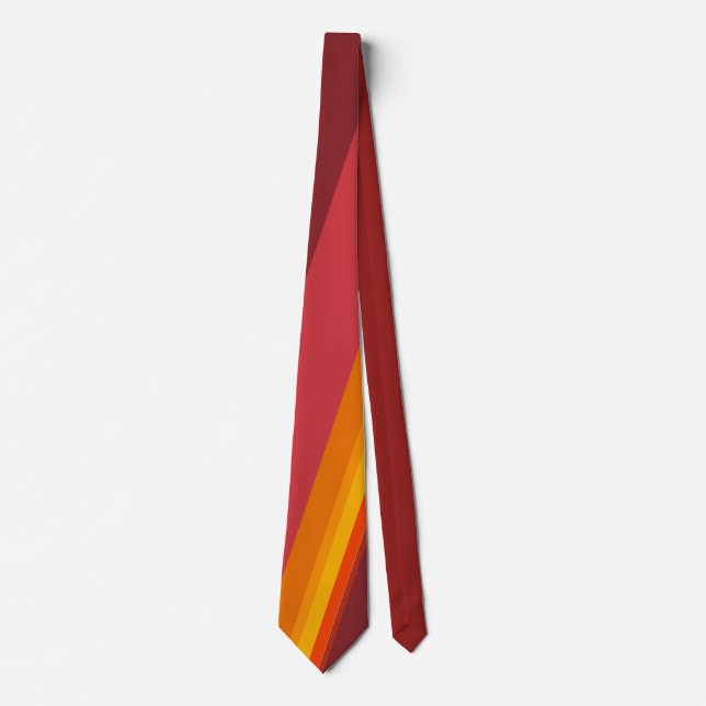 Extreme Autumn Stripe Tie (Front)