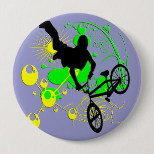 Extreme Biking 4 Inch Round Button