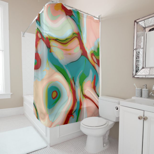 Extreme Colour Marbled Abstract   (In Situ)