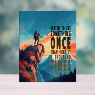 Extreme Explorer Mountain Range, Proverbe