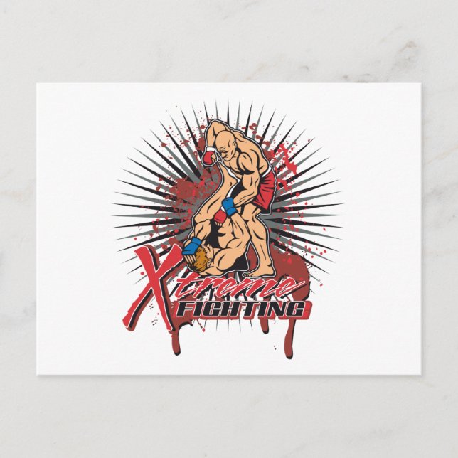 Extreme Fighting Postcard (Front)