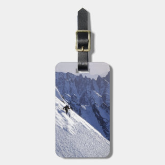Extreme Free Skiing in Alaska Luggage Tag