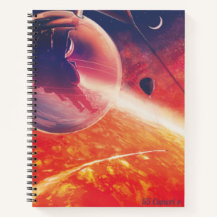 Extreme Hot Air Balloon on Volcanic Hellscape Notebook