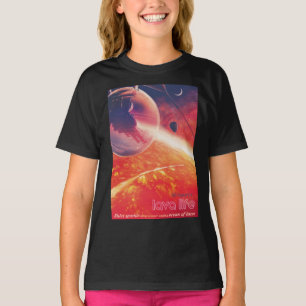 Extreme Hot Air Balloon on Volcanic Hellscape T-Shirt
