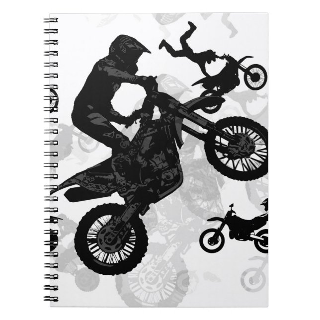 Extreme Motocross Stuntmen Notebook (Front)