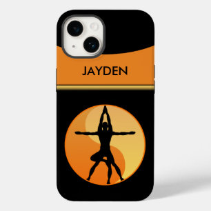 Extreme Power Yoga Balance Symbol Mens iPhone 14 Case