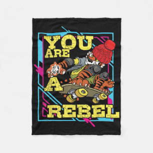 Extreme Rebel Motivation Skateboarding Lance Train Fleece Blanket