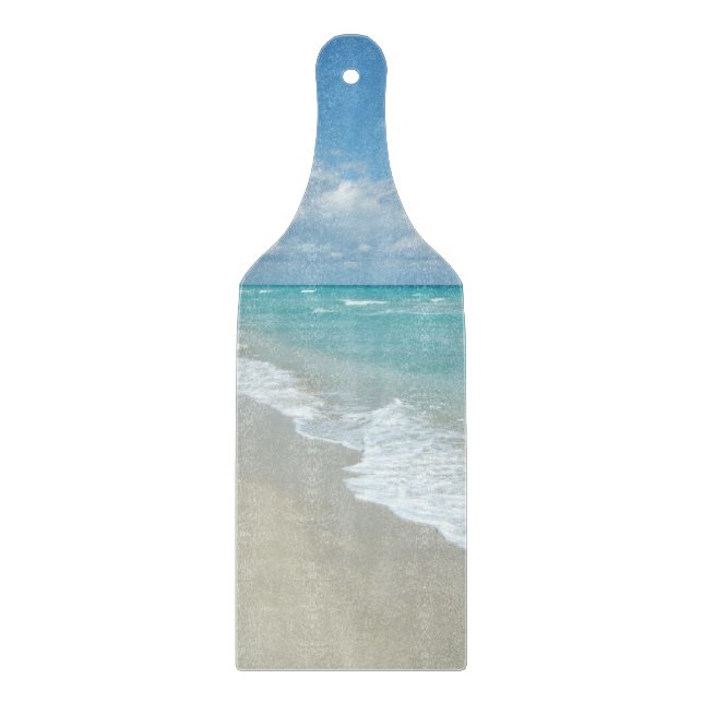 Extreme Relaxation Beach View Cutting Board (Front)