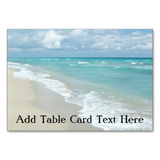 Extreme Relaxation Beach View Ocean Table Number