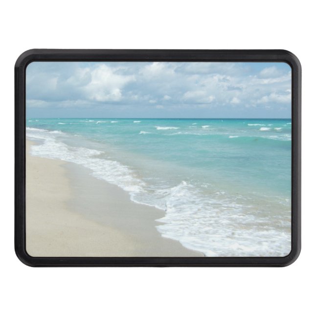 Extreme Relaxation Beach View Trailer Hitch Cover (Front)