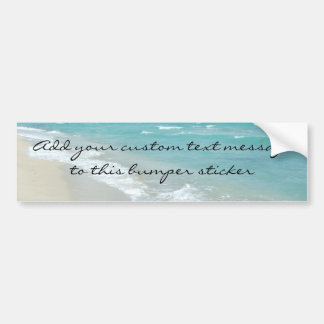 Extreme Relaxation Beach View White Sand Bumper Sticker