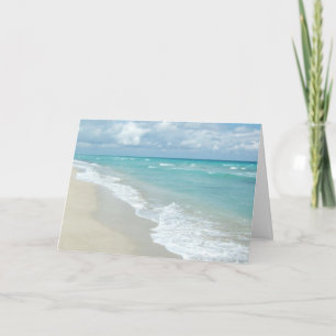 Extreme Relaxation Beach View White Sand Card