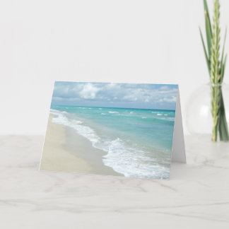 Extreme Relaxation Beach View White Sand Card