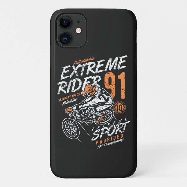 Extreme Rider Pro Rider BMX Case-Mate iPhone Case (Back)