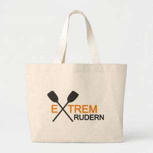extreme rudder large tote bag