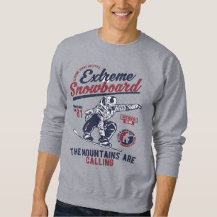 Extreme Snowboard, The Mountains are Calling Sweatshirt