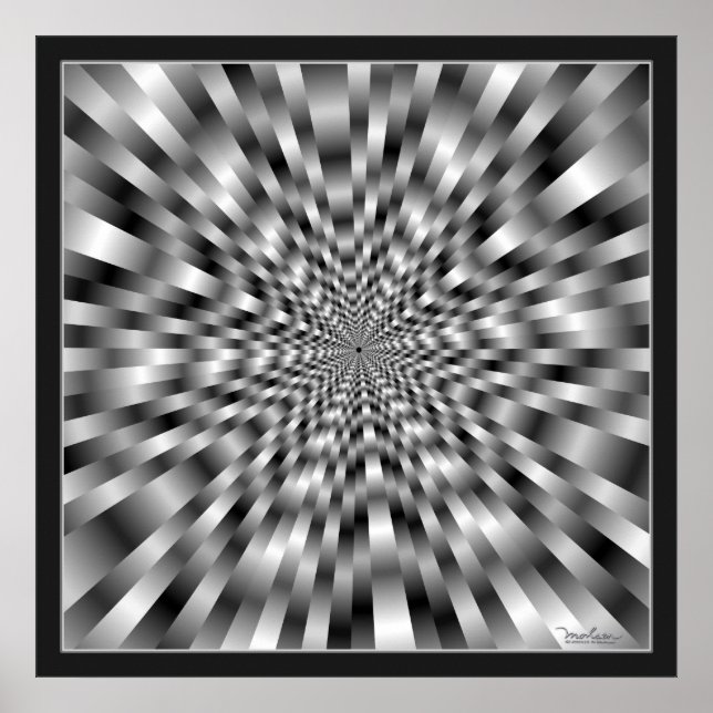 Extreme Speed Optical Illusion Poster (Front)