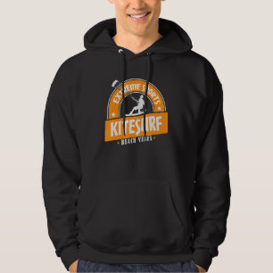 Extreme Sports Kitesurf Beach Vibes Hoodie