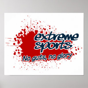Extreme Sports poster, customizable Poster