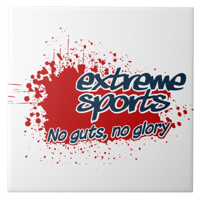 Extreme Sports tile, customizable Tile (Front)