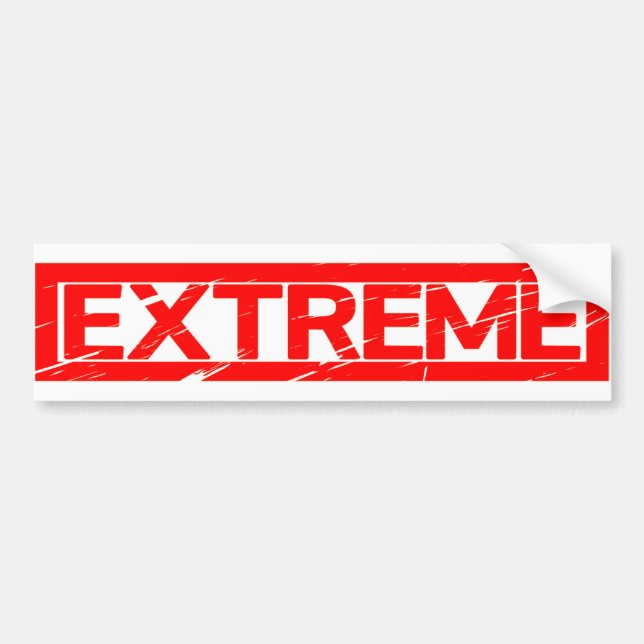 Extreme Stamp Bumper Sticker (Front)