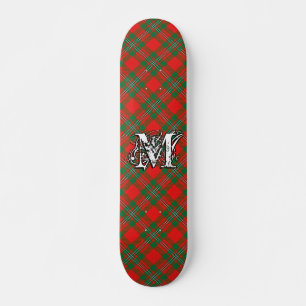 Extreme Tartan Clan Gregor MacGregor Monogram Skateboard