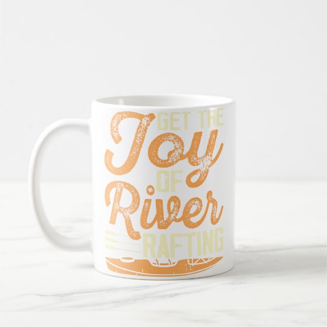 Extreme Whitewater Rafting Excitement Coffee Mug (Left)