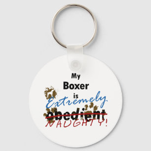 Extremely Naughty Boxer Keychain