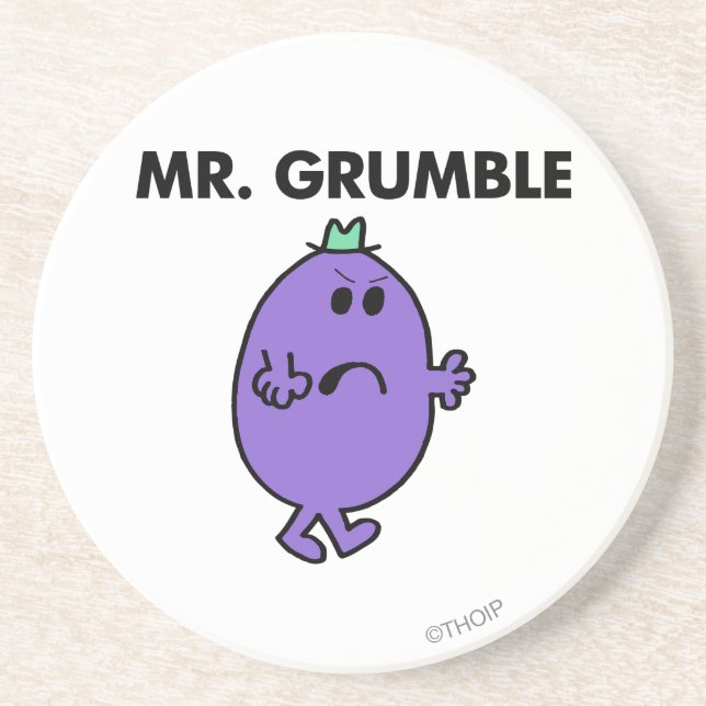 Extremely Unhappy Mr. Grumble Coaster (Front)