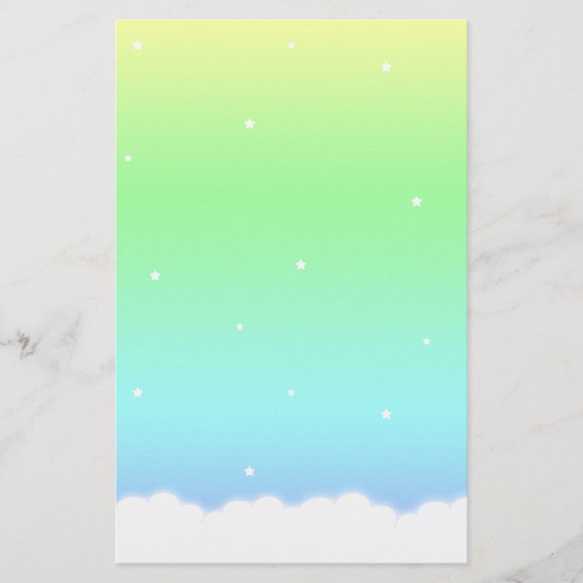 Extrémité de la papeterie de coutume d'arc-en-ciel (Devant)