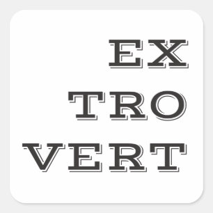 Extrovert Stickers