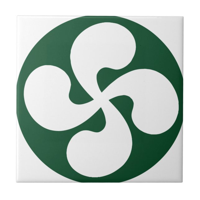 Extruded Basque Cross Tile (Front)