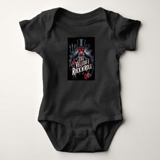 Exu Veludo is Rock'N'Roll #1 Baby Bodysuit