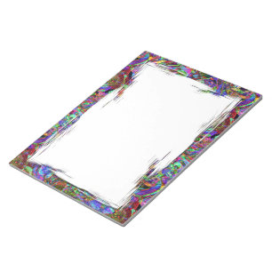 Exuberant Colours Abstract Art Notepad