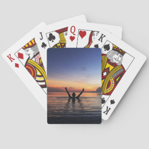 Exuberant Sunset Leyte Philippines  Playing Cards