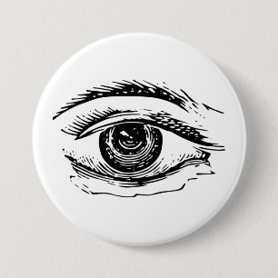 Eye 3 Inch Round Button