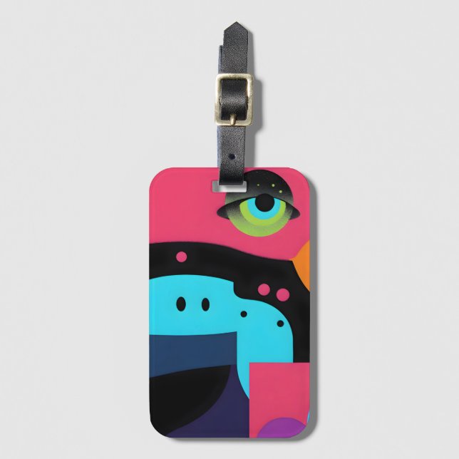 Eye Accept Radical Acceptance Luggage Tag (Front Vertical)