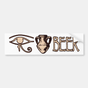 Eye Amphora Beer Bumper Sticker