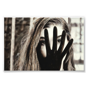 Eye And Hand Photo Print